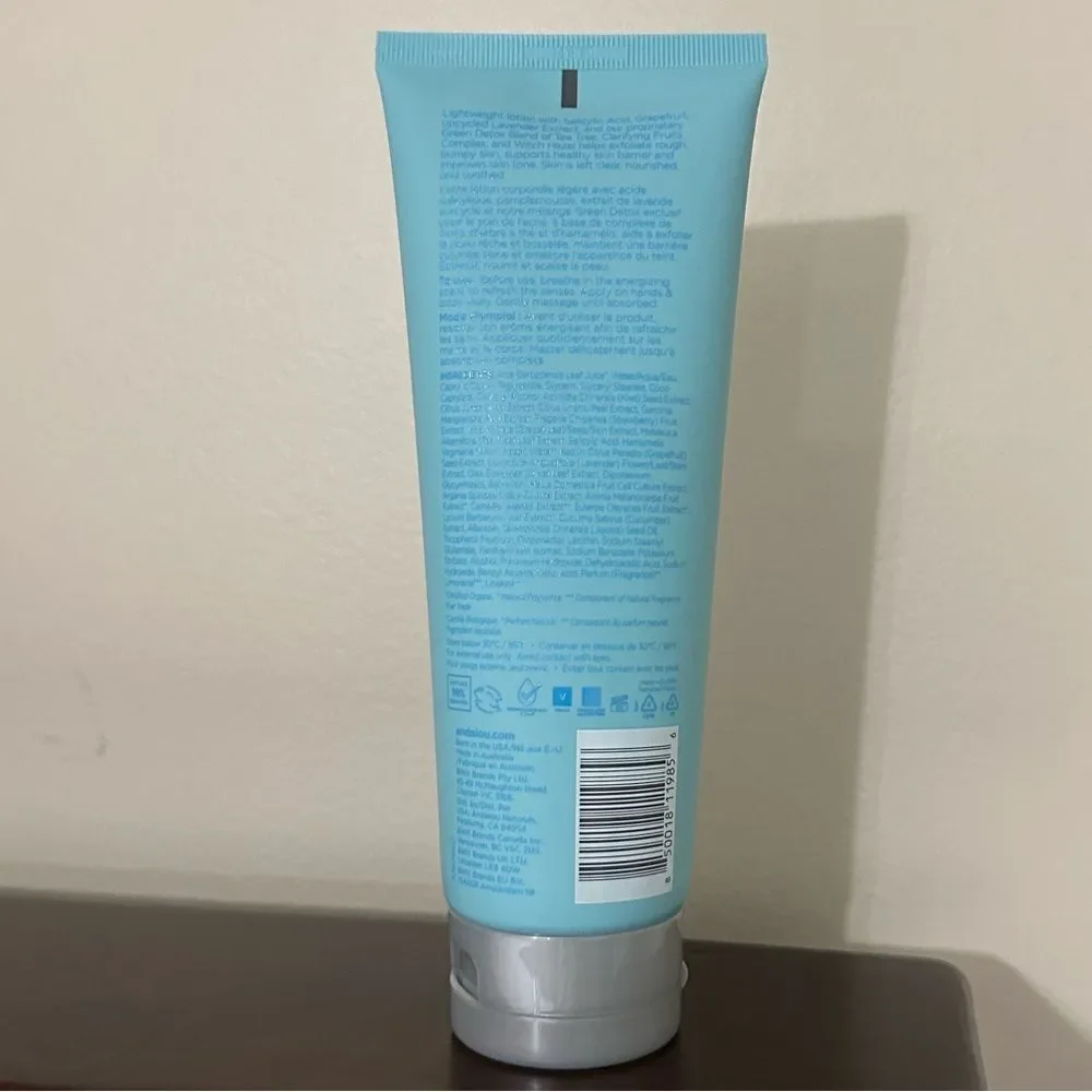 ANDALOU Naturals 8oz Unisex Clear Skin Clarifying Grapefruit Body Lotion